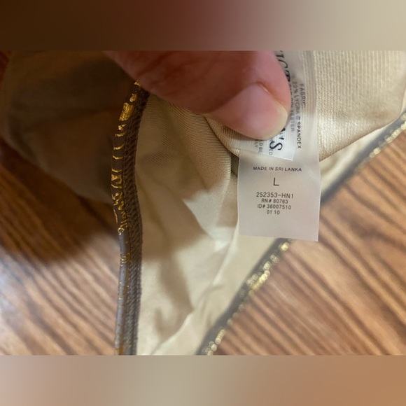 Victoria’s Secret HTF taupe gold vintage bikini 38d L - Picture 5 of 6